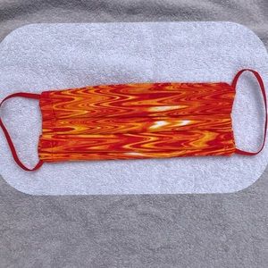 Orange Marble Face Mask